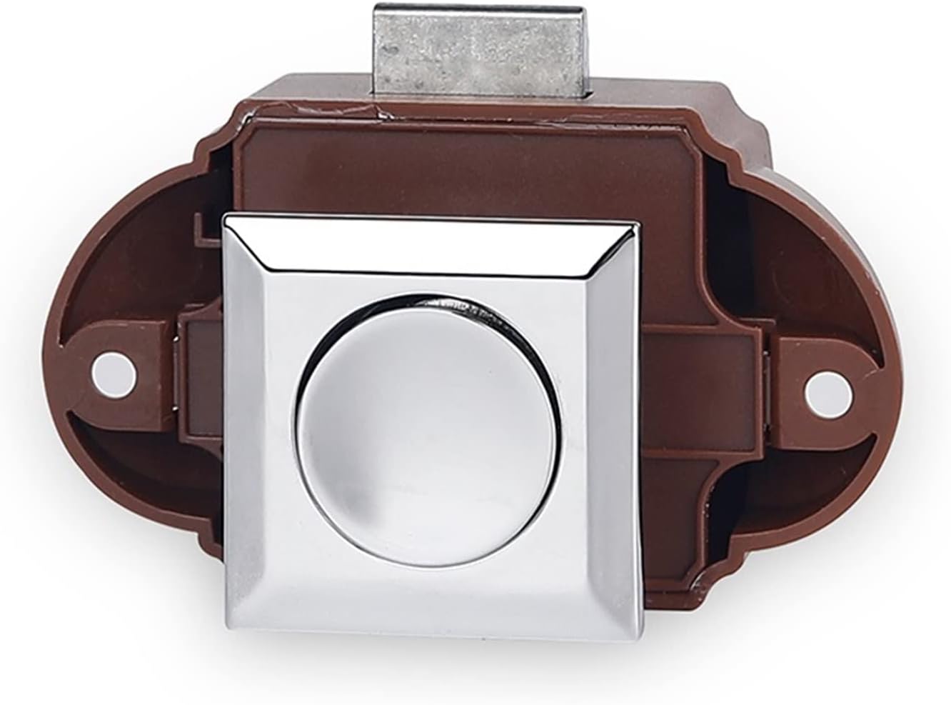 2Pcs Camper Car Push Lock 26mm Caravan Boat Motor Home Cabinet Drawer Lock Keyless Push Button Latch Furniture Hardware