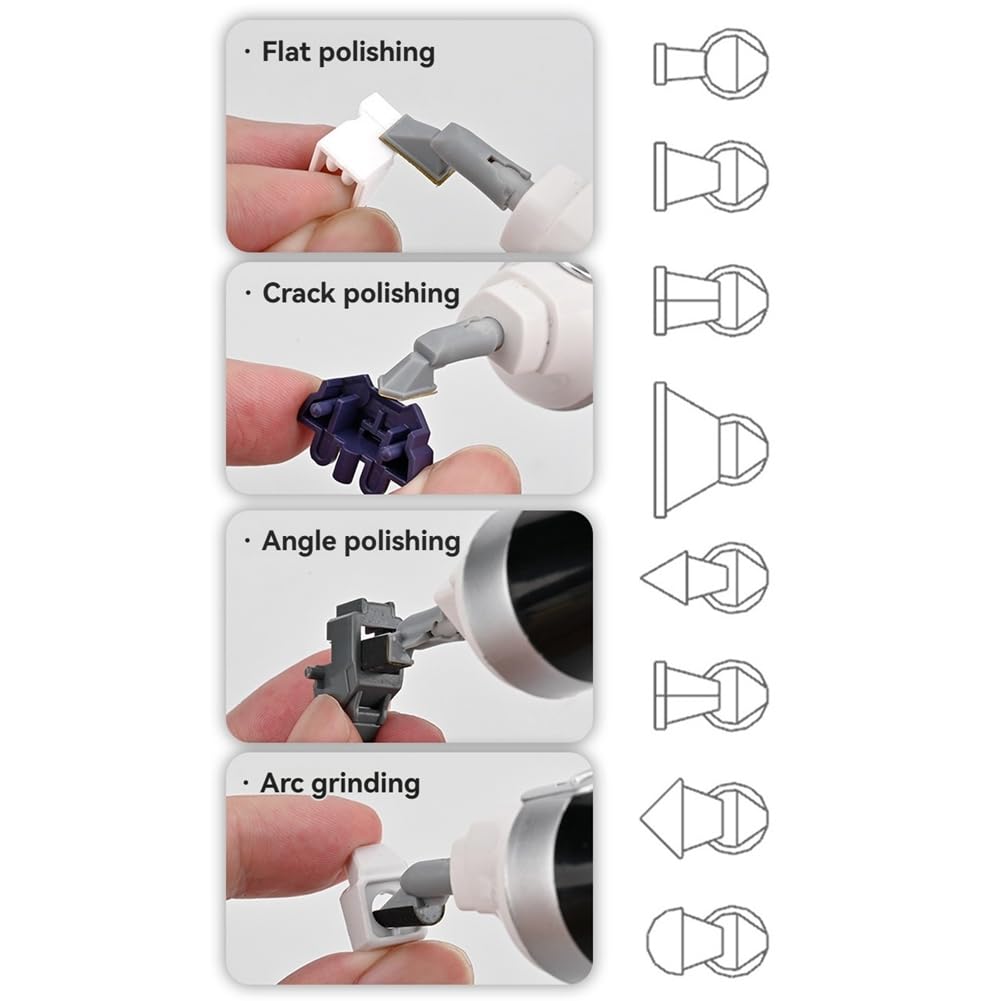 Modelo de lijadora eléctrica, mini lijadora recíproca, pulidora, amoladora/taladro modelo herramientas de manualidades para bricolaje