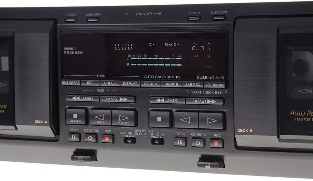 Sony TC-WE835 Double Cassette Deck Black: Amazon.co.uk