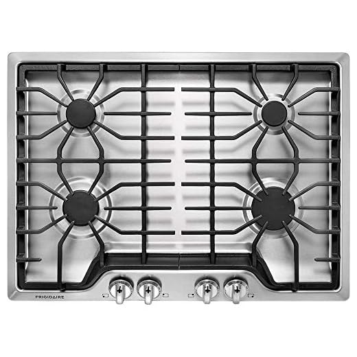 Frigidaire FFGC3026SS 30" Gas Sealed Burner Style Cooktop with 4 Burners, ADA Compliant in Stainless Steel