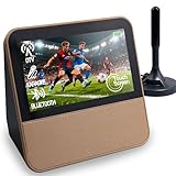 Rywob 7' Small TV with 1080P Touch Screen,Bluetooth Karaoke Machine with USB/HDMI Input,Mini Portable TV with Remote Control