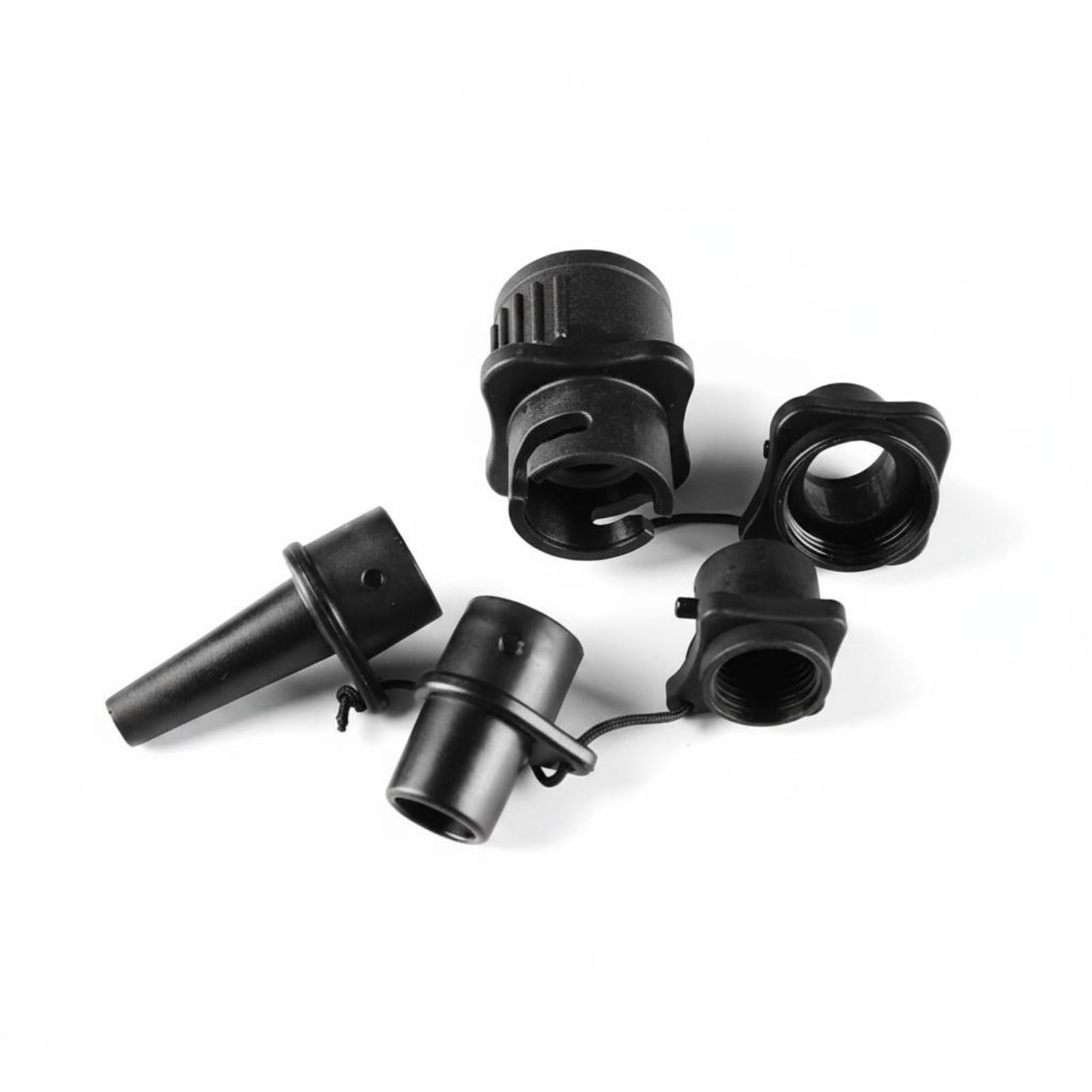 5 Pieces Multi-Purpose Valve Adapter Wide Compatibility Air Valve Adapter Long-Lasting Food-Grade PP Pump Connector Lightweight for Paddle Board, Inflatable Pump Air|Air Pumps-image-6