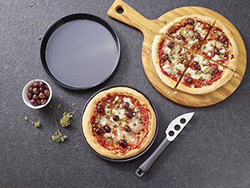 Paderno 11740-32 with Iron Pizza Pan, 32 cm, Blue