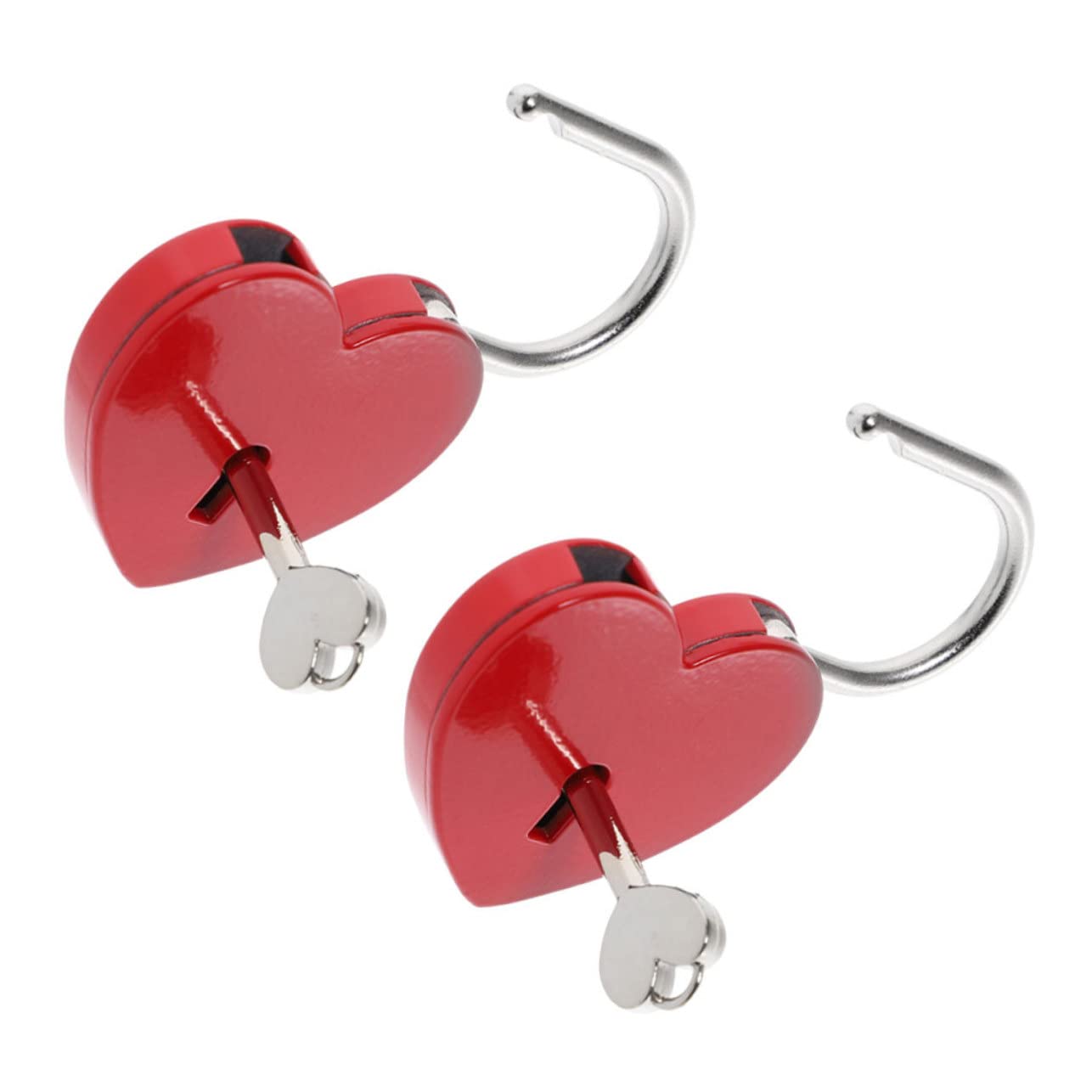 ARTIBETTER 6 Set Di Lucchetti A Forma Di Cuore Per Bagagli Lucchetti in Lega Di Zinco Chiavi Piccoli Armadietti Cassaforte Decorativa Da Viaggio