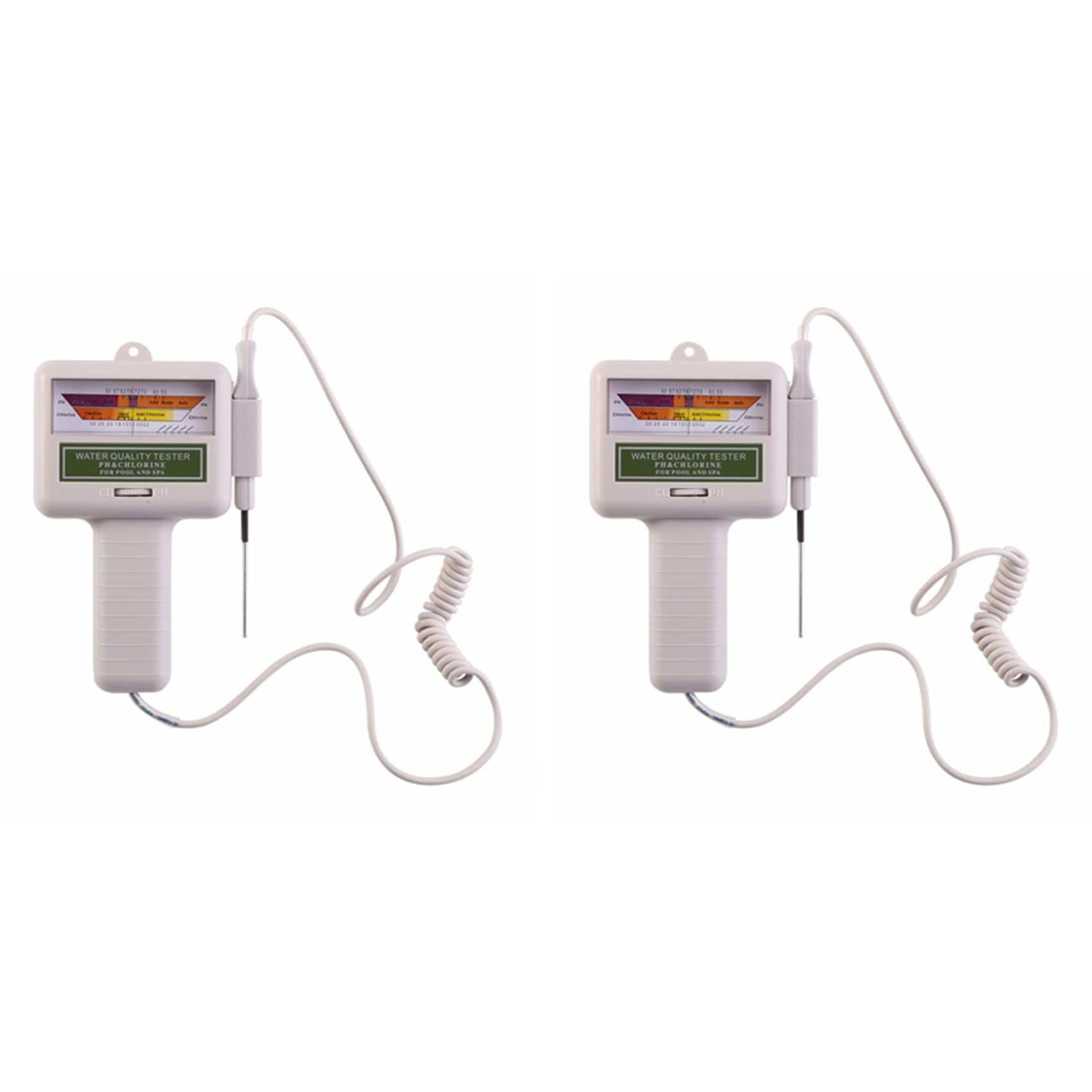 Grendly 2X Water PH Chlorine Tester Swimming Pool Quality Spa Level Meter Analysis Measurement Monitor Detector Check Test Kit