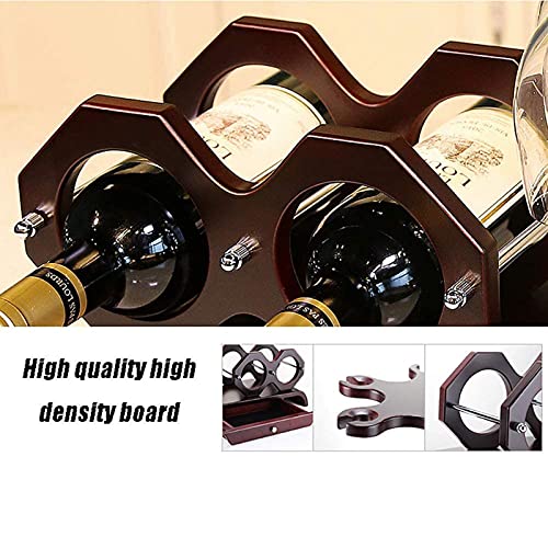 Soporte de vino de madera ROLTIN para 2 botellas miniatura 3
