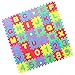 TOYANDONA Puzzle di Schiuma Alfabeto Tappetino da Gioco Piastrelle Ad Incastro in Eva per I Bambini Bambini Piccoli Bambini Arrampicata Stuoie di Esercizio Tappeto Tatami Giocattoli