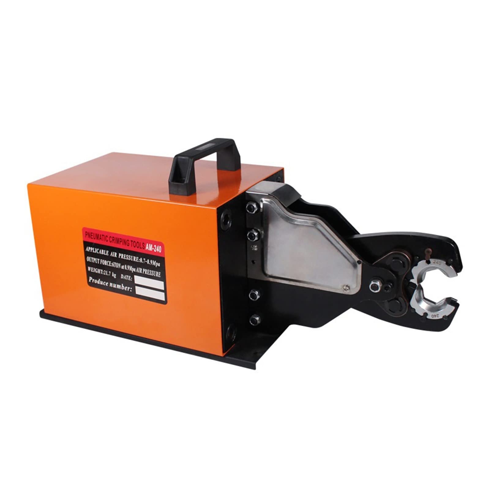 Rsgxlfqzvak One Color Terminal Crimping Machine, Am-240 Pneumatic Terminal Crimping Machine Cold Semi-Automatic