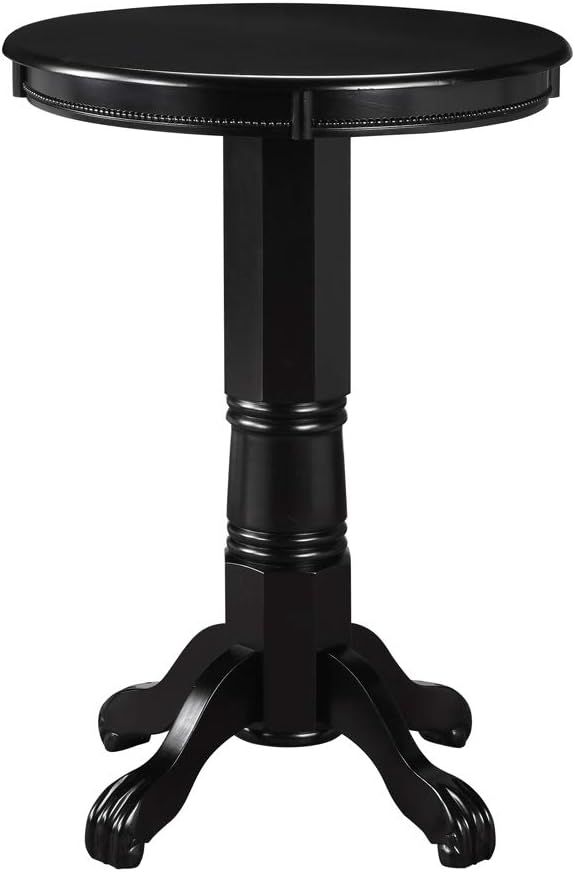 Boraam Florence Pub Table, 42-Inch, Black : Home & Kitchen