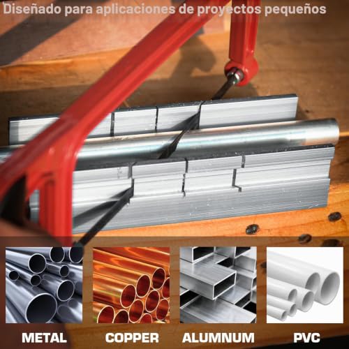 Miniatura 6 de Hautmec Caja De Inglete De 5.3 Pulgadas, Caja De Inglete De Aleación De Aluminio Resistente, Cortes Precisos En Ángulos De 45 , 90 Y 135 , Para Metal, Manualidades, Madera, Corte De Plástico, Ht0417