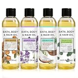 Autumn Shower Bath Oil Body Oil with Shea Butter, Lavender, Eucalyptus Mint, Coconut Scent Bath Oils, Gifts...