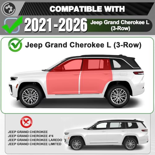 Estribos para Jeep Grand Cherokee L 2021-2025, 2 piezas miniatura 3