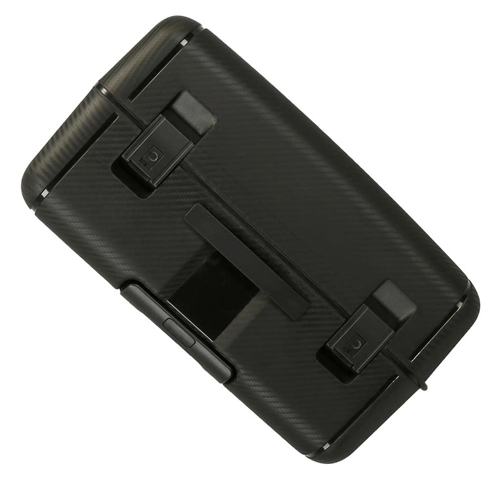Movom Dimension Juego de Maletas Negro 55/66/75 cms Rígida Polipropileno Cierre TSA 216L 11,3 kgs 4 Ruedas Dobles Equipaje de Mano