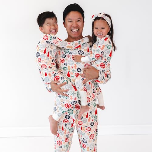 Image of Little Sleepies Mens Pajama Pants, Soft Viscose from Bamboo PJ Bottoms for Family Matching Set, Mens Sleepwear PJs w /Pockets