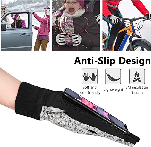 Moreok M-MK1022-A-XL Winter Gloves -10°F 3M Thinsulate Warm Gloves Bike Gloves Cycling Gloves thumb #4