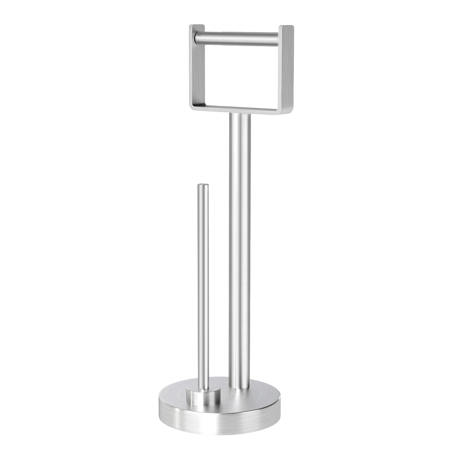 YUMORE Heavy Duty Toilet Paper Holder Stand, Extra-Weighted Base No Tipping — Amazon image 12