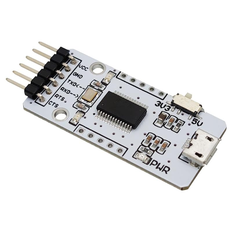 Module FT232RL USB vers TTL UART avec tension commutable pour programmation stable de microcontrôleur