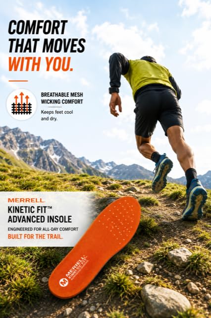 Image of Merrell Kinetic Fit Advanced Footbed Men Mesh
