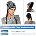 YSNeoBrim Y2K Beanies for Women Man,MEA Culpa Beanie Unique Pattern Design, Y2K Knitted Hat Suitable for All Seasons Wearing (US, Alpha, One Size, Black White)