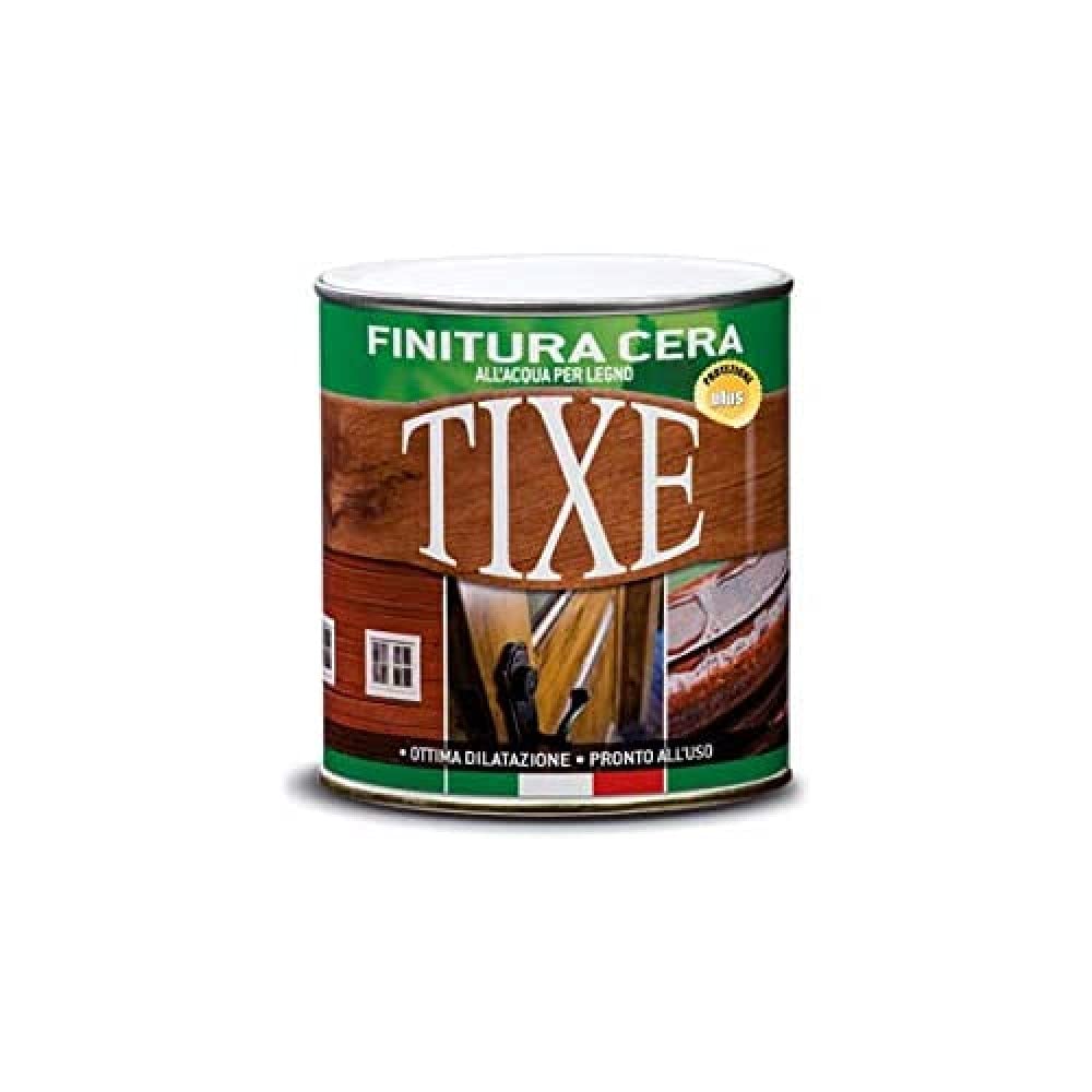 TIXE 631.606 Finitura a Cera all'Acqua per Legno, Noce Scuro, 750 ml
