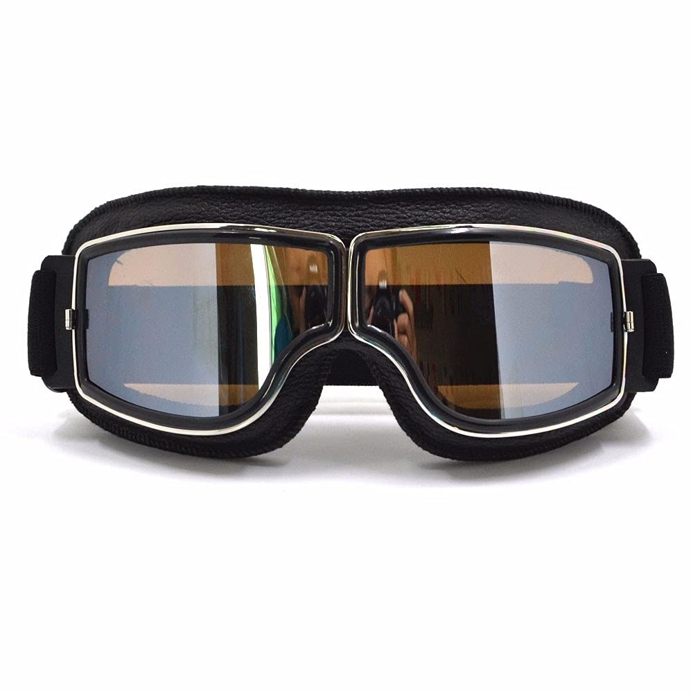 MotoCross Goggles Moto Bike Glasses Atv Otorcycle Casco Glasses Goggles Vintage Steampunk Goggles w/Borsa