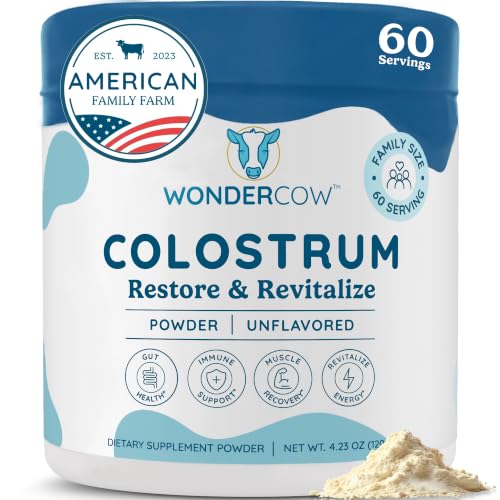 WonderCow Whole Bovine Colostrum Supplement Powder