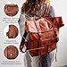 BERLINER BAGS Vintage Genuine Leather Backpack Leeds, Travel Backpack, Laptop Backpack for Women and Men - Brown