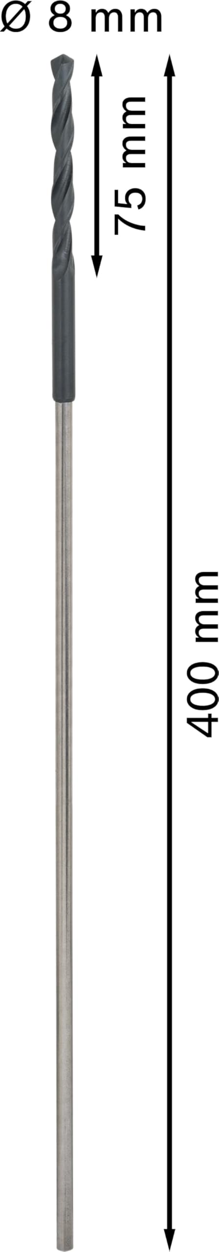 Bosch 2 608 596 335 - Brocas para encofrados e instalaciones (8 x 400 mm)
