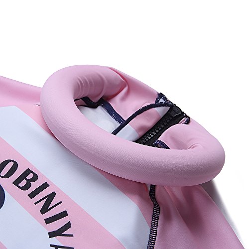 Kids Swimsuits Floatation Swimsuits One-Piece Swimsuits with Sun Hats (s(31.4in-35.4in Height), Pink(not hat))