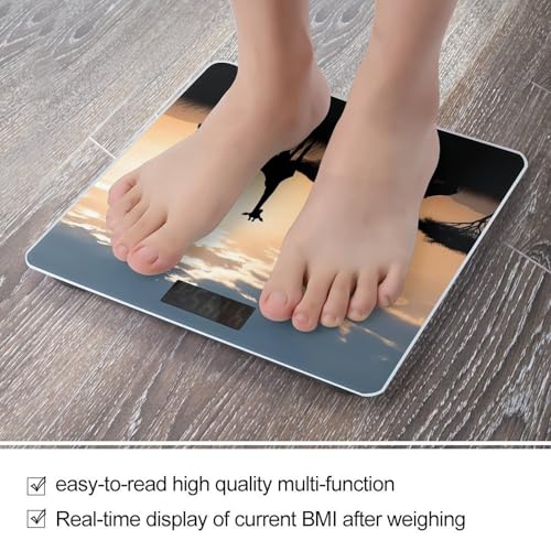Báscula Digital de Baño con diseño de jirafas y capacidad 400 lb miniatura 4