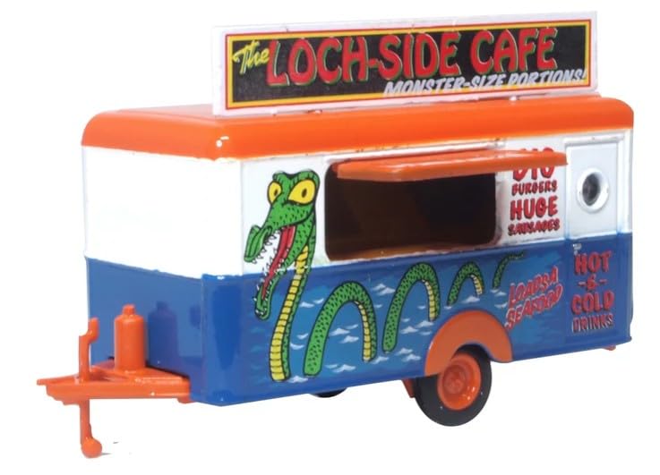 Oxford Diecast Mobile Food Trailer Loch-Side Cafe 1/87