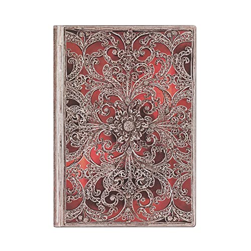 Paperblanks | Granato | Flexi A Copertina Morbida | Midi | Righe: Flexi Softcover, 100 Gsm, Ribbon Marker, Memento Pouch, Elastic Closure