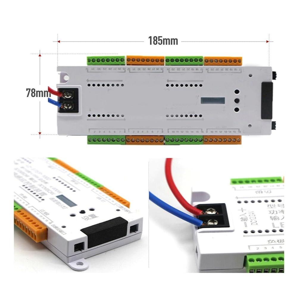 Automatisches 32-Kanal-Treppenbeleuchtungs-LED-Bewegungssensor-Treppenlicht-Controller-Kit für Treppen, Flexibler Streifen 12V 24V