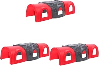 ibasenice 3Pcs Simulação Trem Túnel Miniaturas Trens Para Kidcraft Playset Modelo De Túnel De Simulação Engraçado Conjuntos De Trem Jogando Brinquedo De Túnel Modelo De Caverna Para Jogos