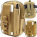 Retoo Borsa di primo soccorso vuota tattica tattica sopravvivenza per attività all'aperto, campeggio, viaggi, moto, avventura, escursionismo, militare, impermeabile, piccolo marsupio verde