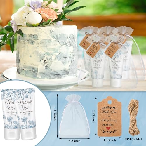 Image of 36 Sets Sunscreen for Baby Shower Party Favors SPF 30 Mini Lotion 1 oz Resistant Travel Sunscreen Bulk Thank You Gifts for Guest Party Supplies(Flower)