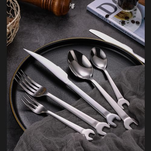 Set Cuchillos Cocina 48 Piezas Acero Inox