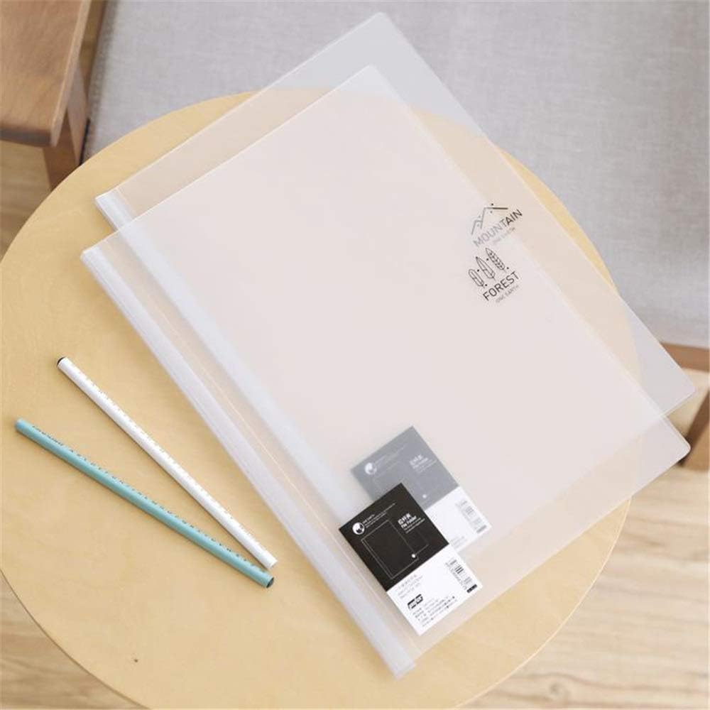 12 Pieces A4 Sliding Bar Binder Transparent Report Covers