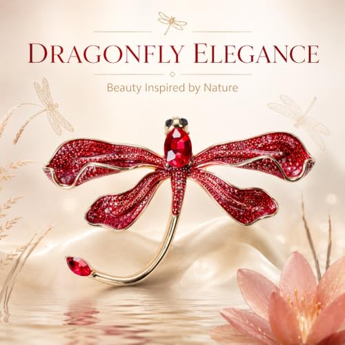 Image of Fashion Dragonfly Booch Pin Jewelry Gift for Women