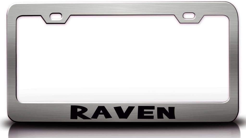 Raven Female Name Metal Car SUV Truck License Plate Frame Ch b71