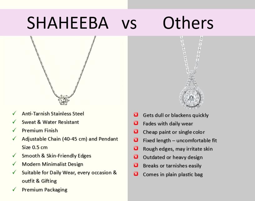 Image of Korean Fashion Dainty Necklace for Women and girls | Anti-Tarnish Chain with Elegant Pendant | Stylish & Trendy Everyday Wear Jewelry
