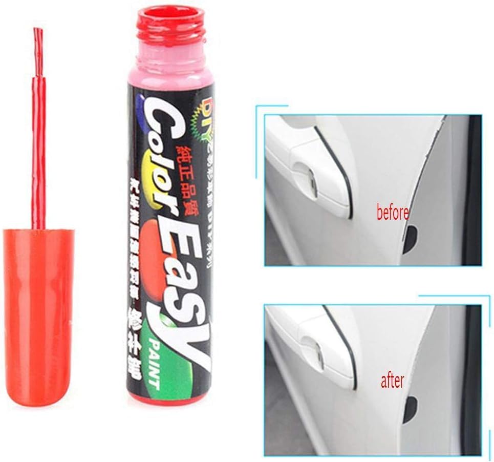 CELTD UK DIY Car Clear Scratch Remover Touch Up Pens Auto Paint Repair Pen Brush RED