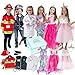 Born Toys Toddler Dress Up Clothes for Little Girls & Boys Ages 3-7, Pretend Play Toys