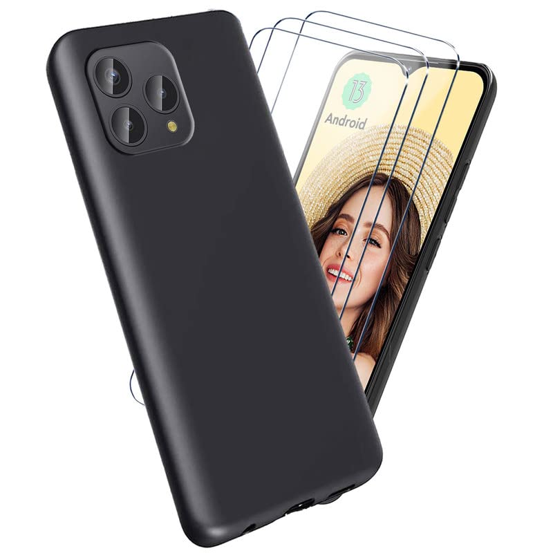 Étui Portefeuille En Tissu Oxford Et Cuir PU Compatible Avec Cubot Kingkong 9, Coque Robuste Avec Rabat Magnétique Et Fentes Cartes (Rouge