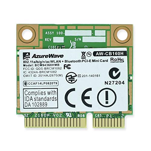 BCM94360HMB 802.11ac 1300M 2.4&5G Dual-Band BCM94360 AC Bluetooth 4.0 WiFi Wireless Card Better Than