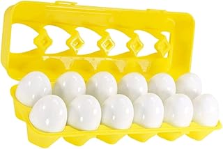 Toyvian 1 Caixa De Caixa De Ovos Brinquedos Educativos Ovos De Páscoa Brinquedo De Correspondência De Cores Ovos De Páscoa Brinquedo Quebra-Cabeça Brinquedo Habilidades Motoras