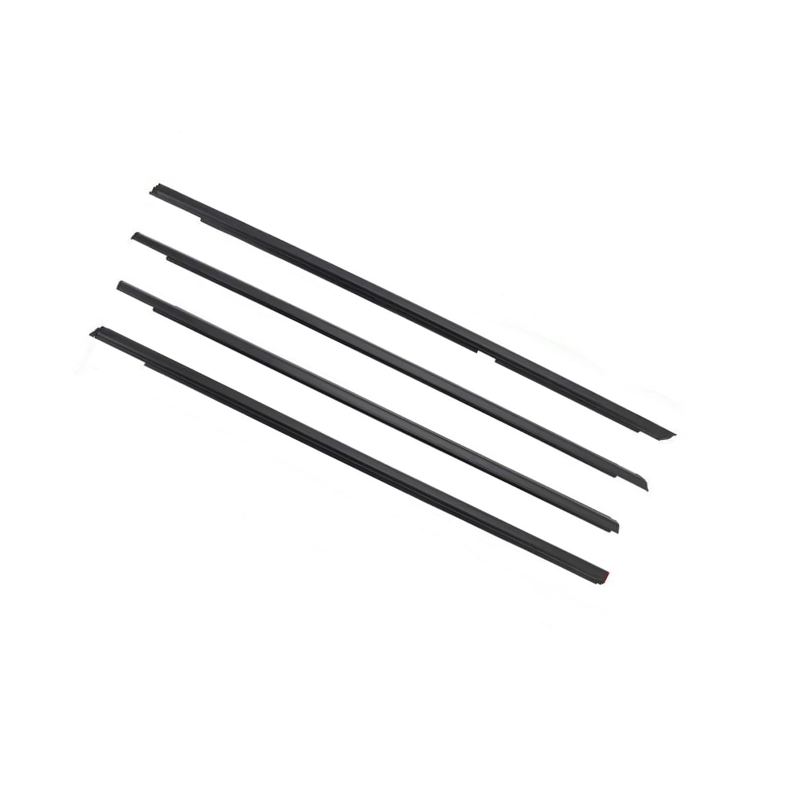 83831-65J00 Window Glass Rubber Seal 4 Pieces 5 Doors Outside Moulding Belt Line for Suzuki for Grand Vitara 2011 Car Weather Stripping