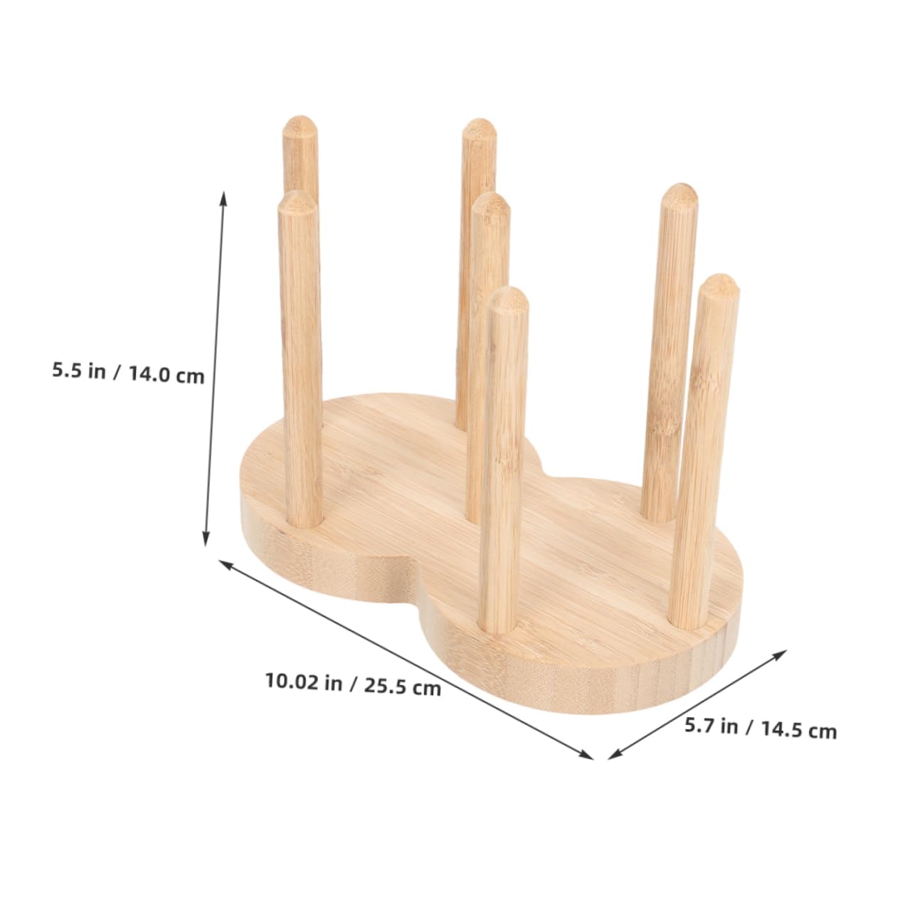 Sosoport Cup Rack for Kitchen Countertop Cup Holder Lid Organizer for Home Office Camping Picnic