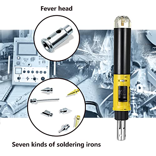 Blantye 12 in 1 Gaslötkolben-Set - Kabelloses Gasbrenner-Kit mit automatischer Zündung für die Schmuckherstellung… – Bild 6