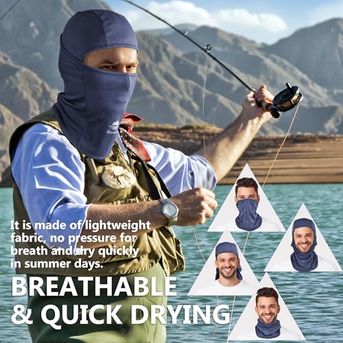 Image of Balaclava Ski Mask, Sun UV Protection Breathable Full Head Face Mask for Men Women Skiing Cycling